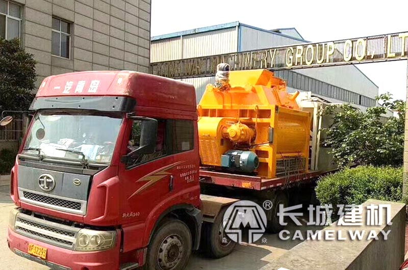 長(zhǎng)城建機(jī)hzs50站發(fā)貨
